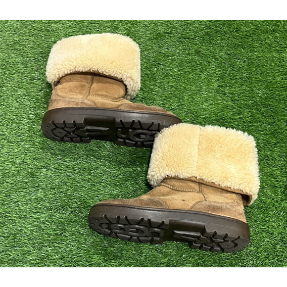 Ugg Ultra Tall Braided boots size 8 womens Style 5245 Shearling ** - Picture 3 of 11